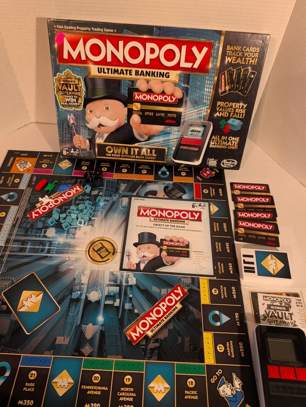 Monopoly Ultimate Banking COMPLETE UNIT WORKS Hasbro 2016 Electronic